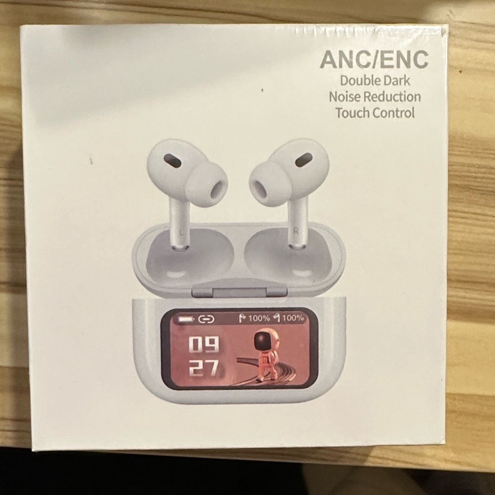 White Earbud Headphones